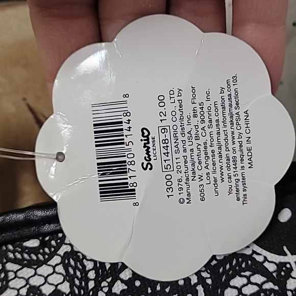 Hello Kitty Lace Pattern Pouch - Picture 8 of 12